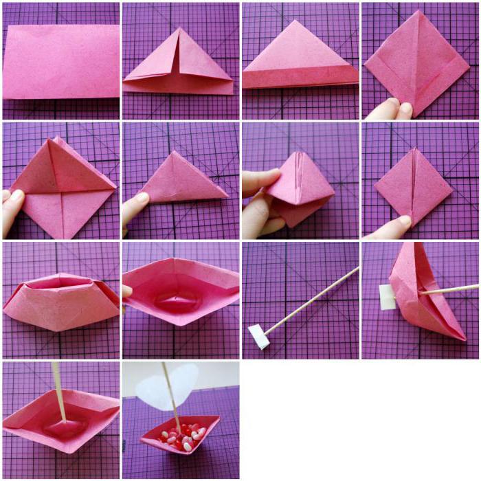 흥미로운 아이디어 : 발렌타인 데이를위한 종이 접기